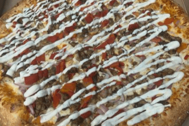 Medium Butter Chicken Specialty Pizza