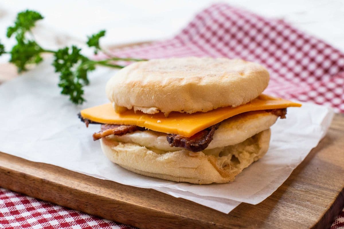 Breakfast English Muffin - Bacon