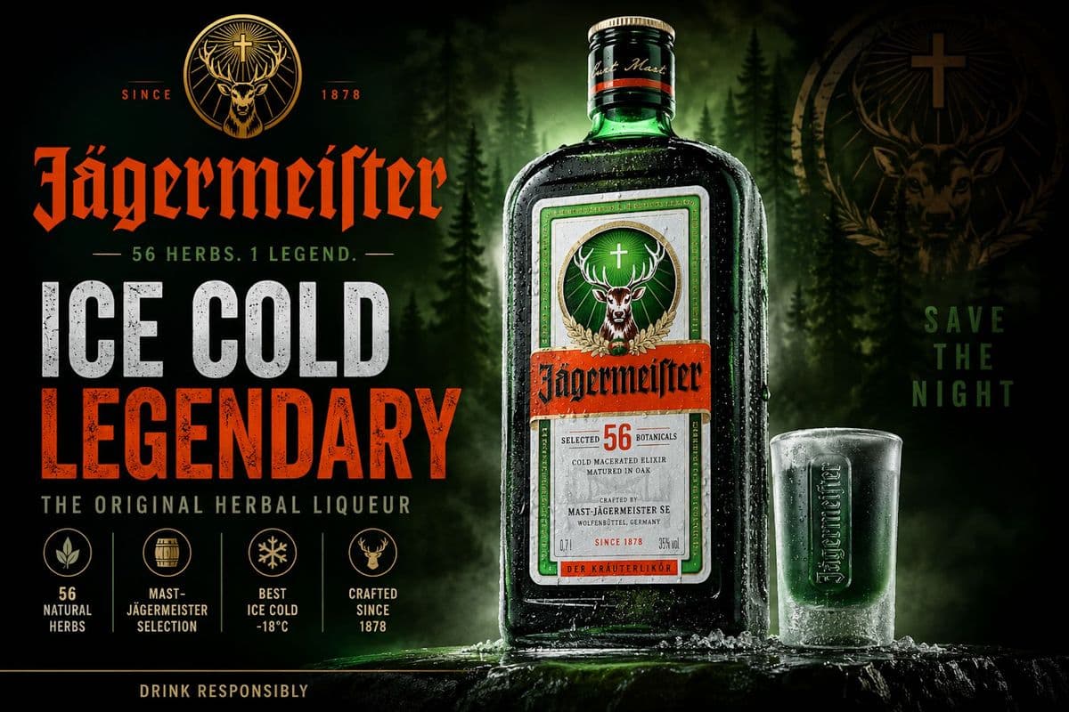 JAGERMEISTER HERBAL LIQUEUR (1.14 L) 35.0% ABV (1 x 1.14 L)