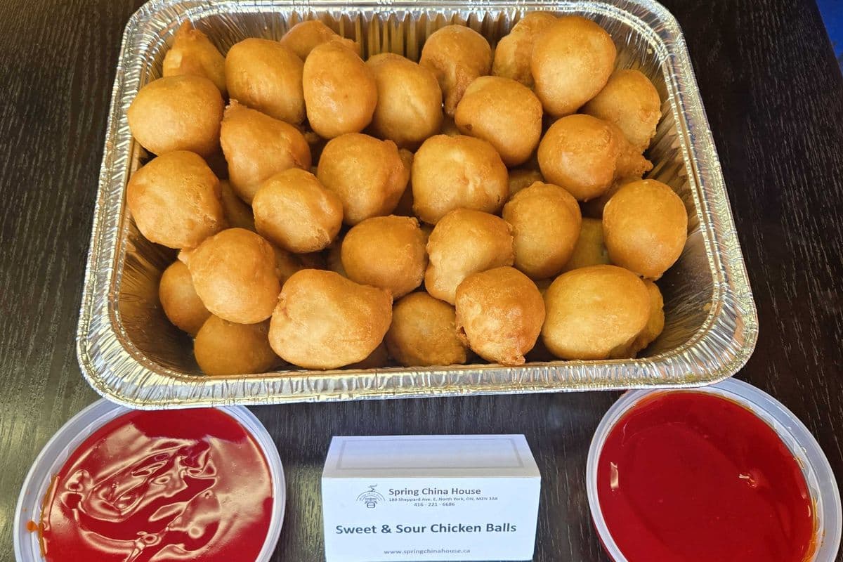 036. Sweet and Sour Chicken Balls (48pcs)(party tray)