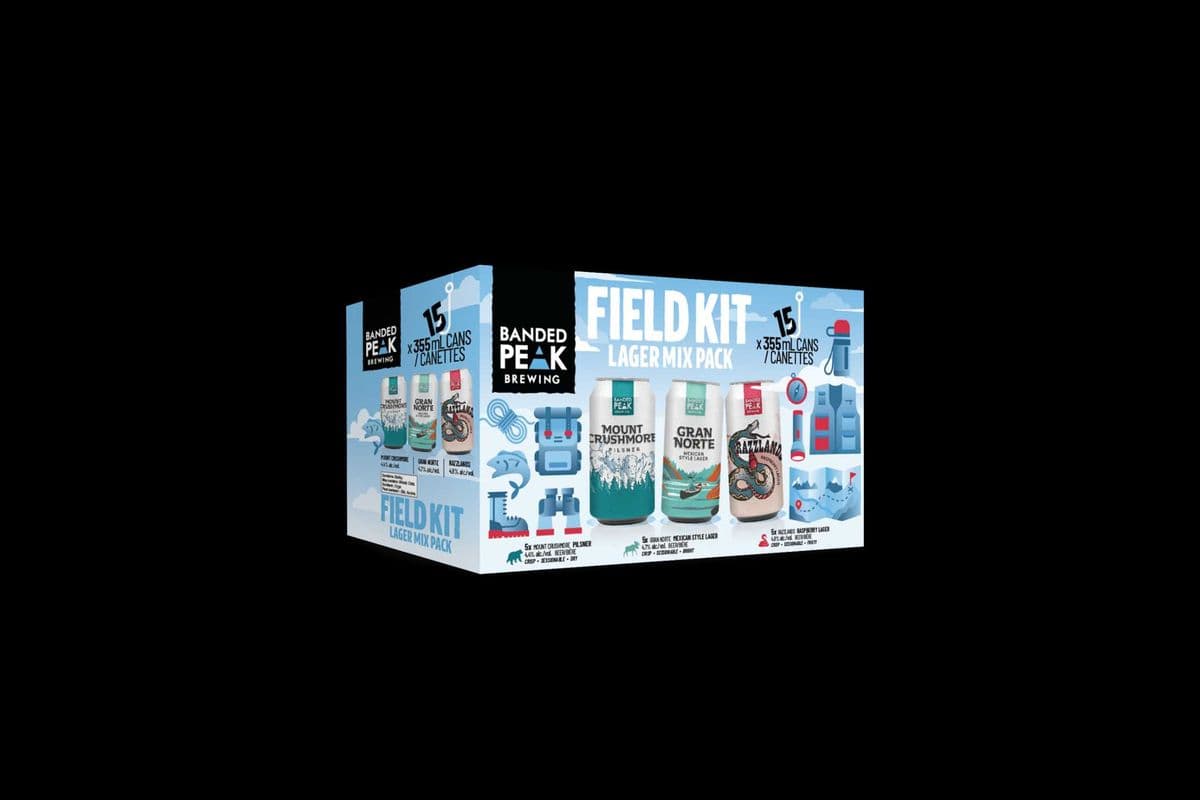 BANDED PEAK FIELD KIT LAGER - 15CANS (15*355ML) (15 x 15*355ML)