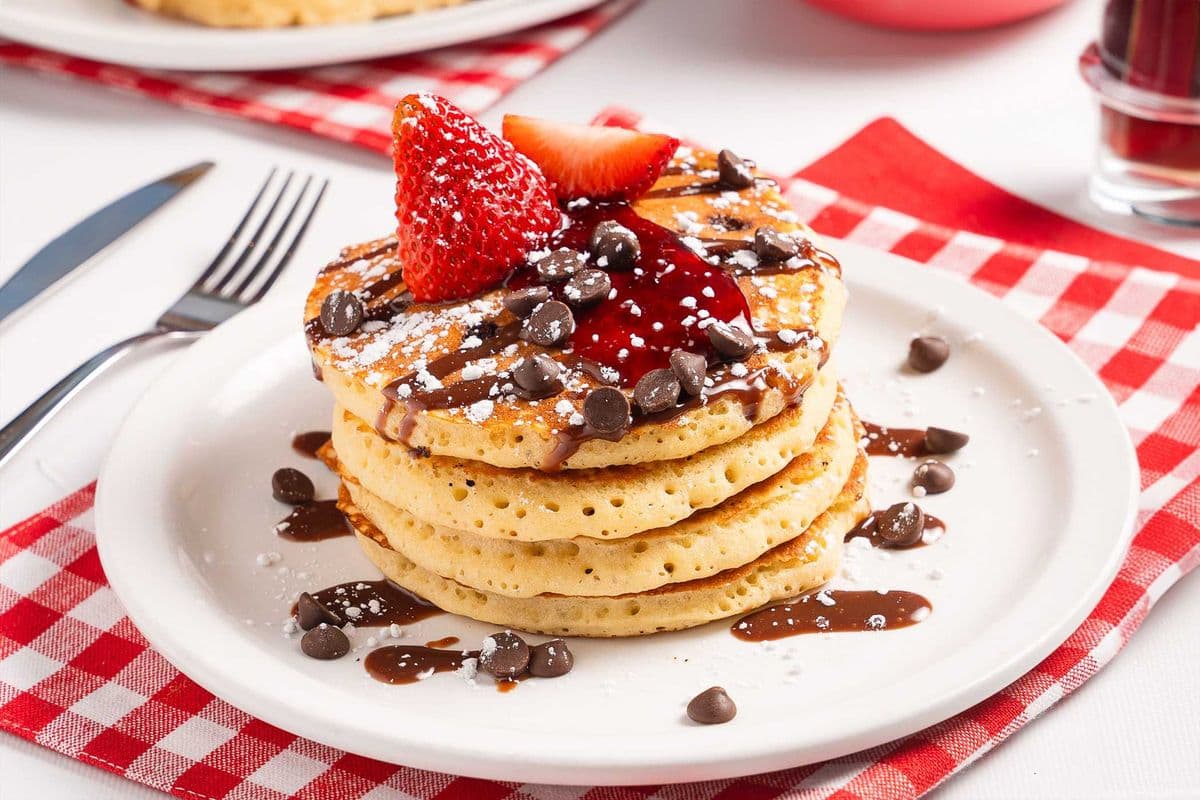 Strawberry Chocolate Pancake