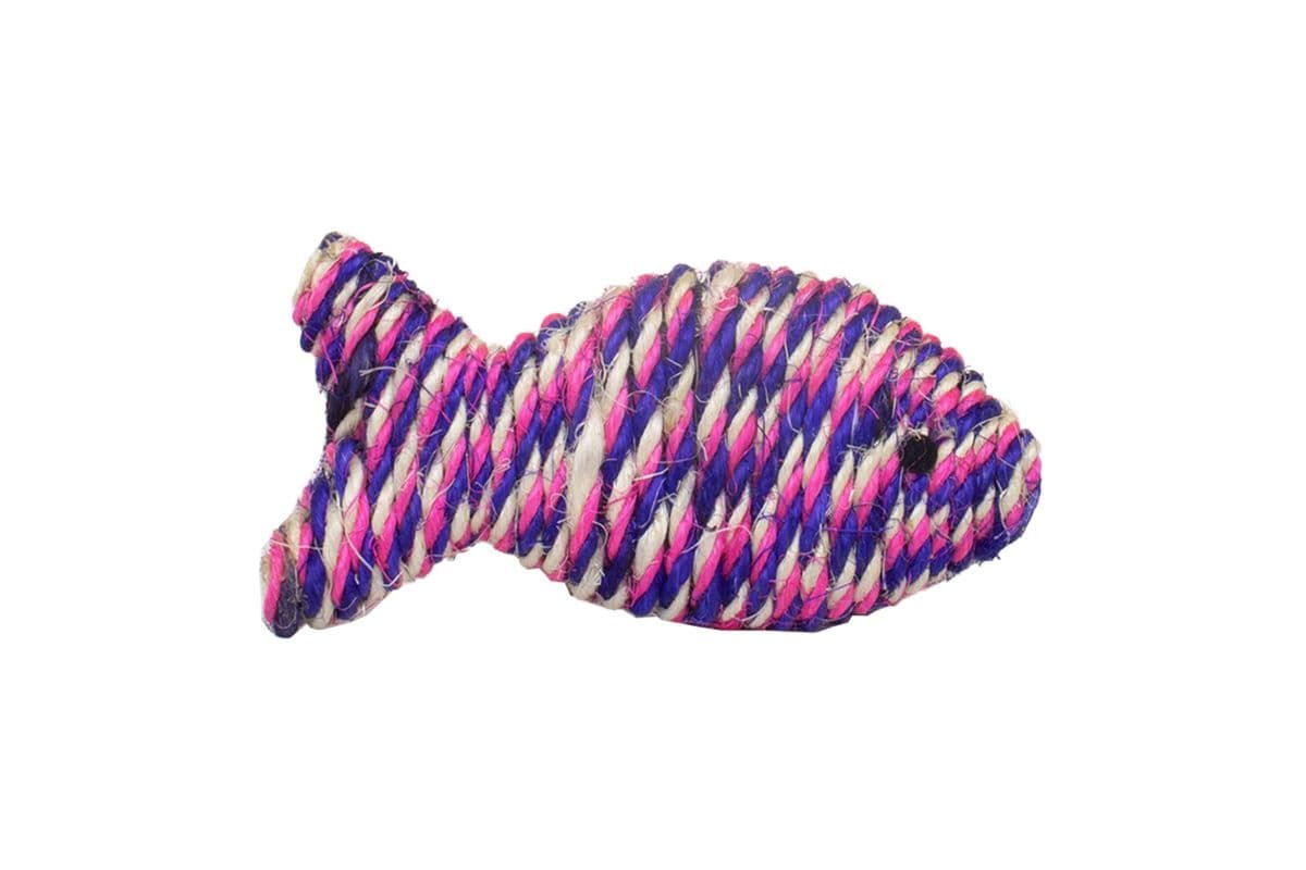 Pampered Pal Rope Fish Cat Toy
