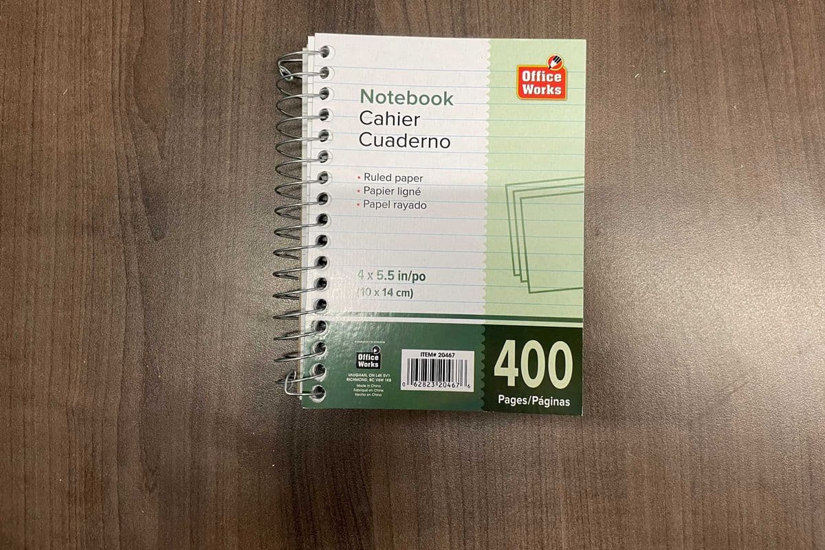 Notebook Chubby 5.5" x 4" 400 Pages (400 Pages)