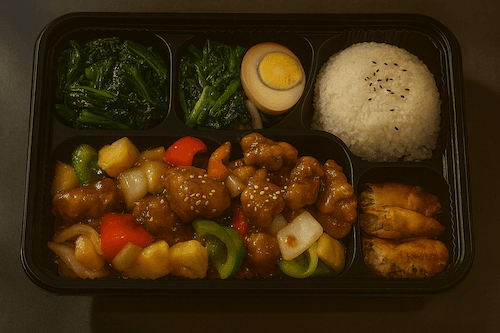 Sweet & Sour Pineapple Bento (Pork/Chicken) / 菠蘿咕咾便當 (豬肉/雞肉)