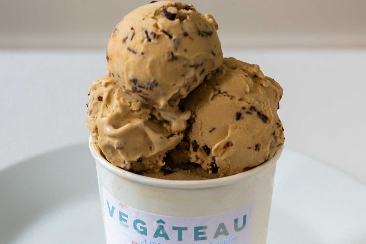 Coconut glacé aux morceaux de chocolat / Iced Coconut with Chocolate Chunks (16 oz) (1164 Cal)