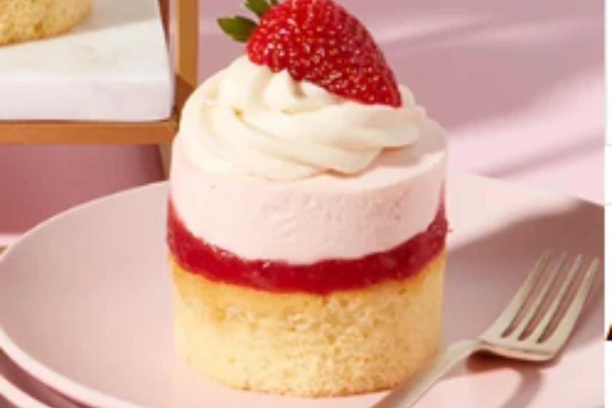 Strawberry Mousse Cake (3')