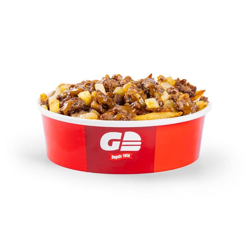 Frite sauce au steak haché / Fries with Minced Steak Sauce