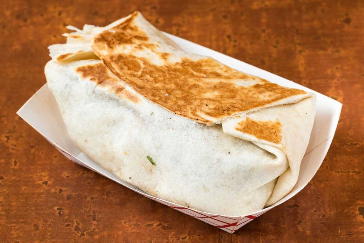 Build Your Own Pulled Yam Burrito