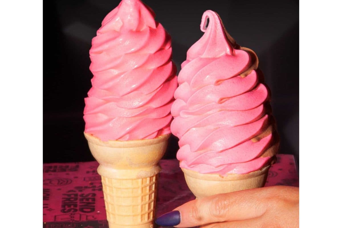 Pink Soft Serve