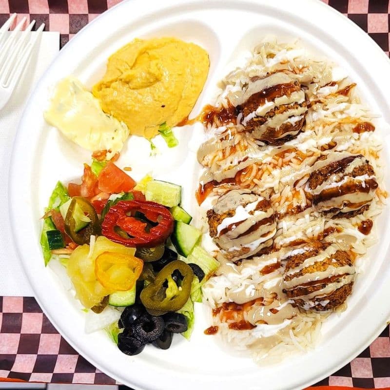 Falafel Rice Plate