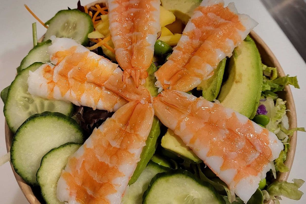 Poké bol crevettes ebi / Shrimp ebi Poké Bowl