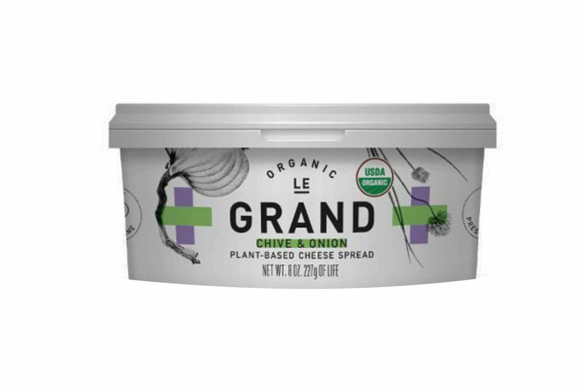 Le Grand vegan cashew cheese chive and onion