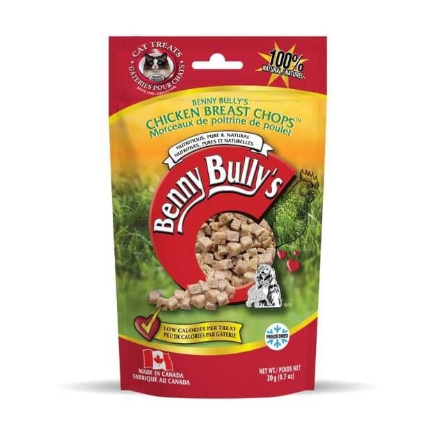 Benny Bullys Chicken Breast Chops Cat Treats 20g