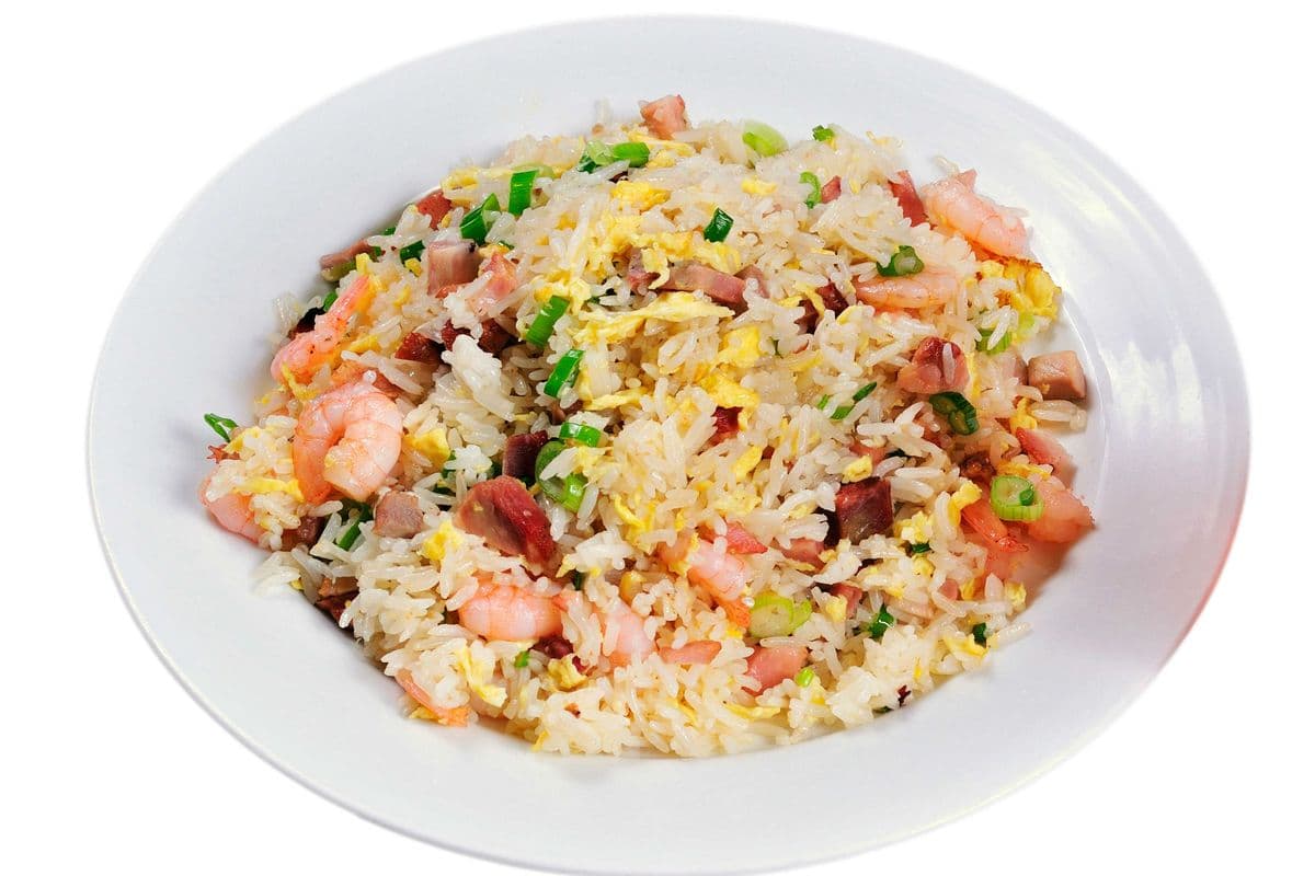 M6 - BBQ Pork & Shrimp Fried Rice 义燒蝦仁炒飯