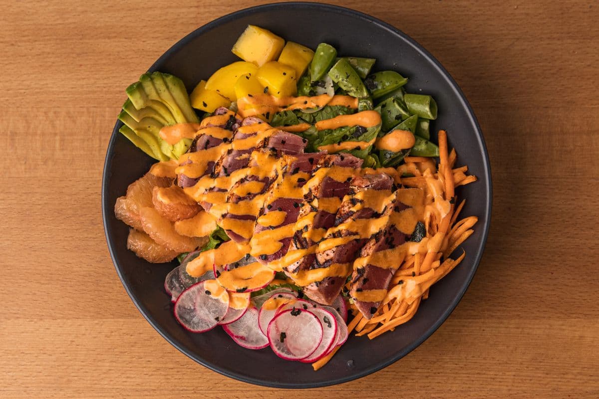 Tuna Steak Poke Bowl