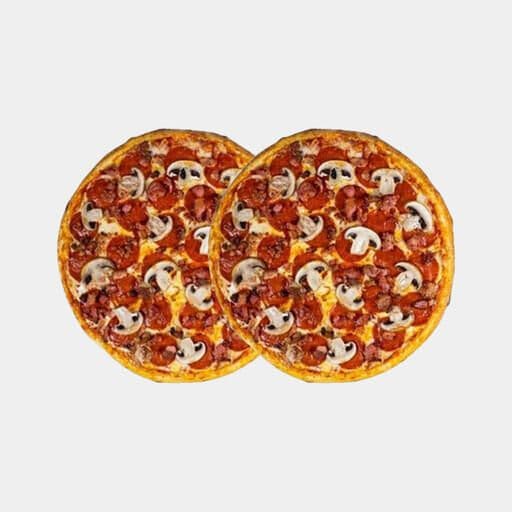 2 Medium Pizza