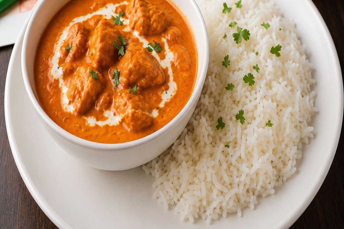 Kids Butter Chicken with White Rice