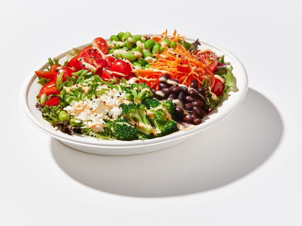 Create your Own Salad Bowl (Vegetarian/Vegan) Or Add a Protein of Choice