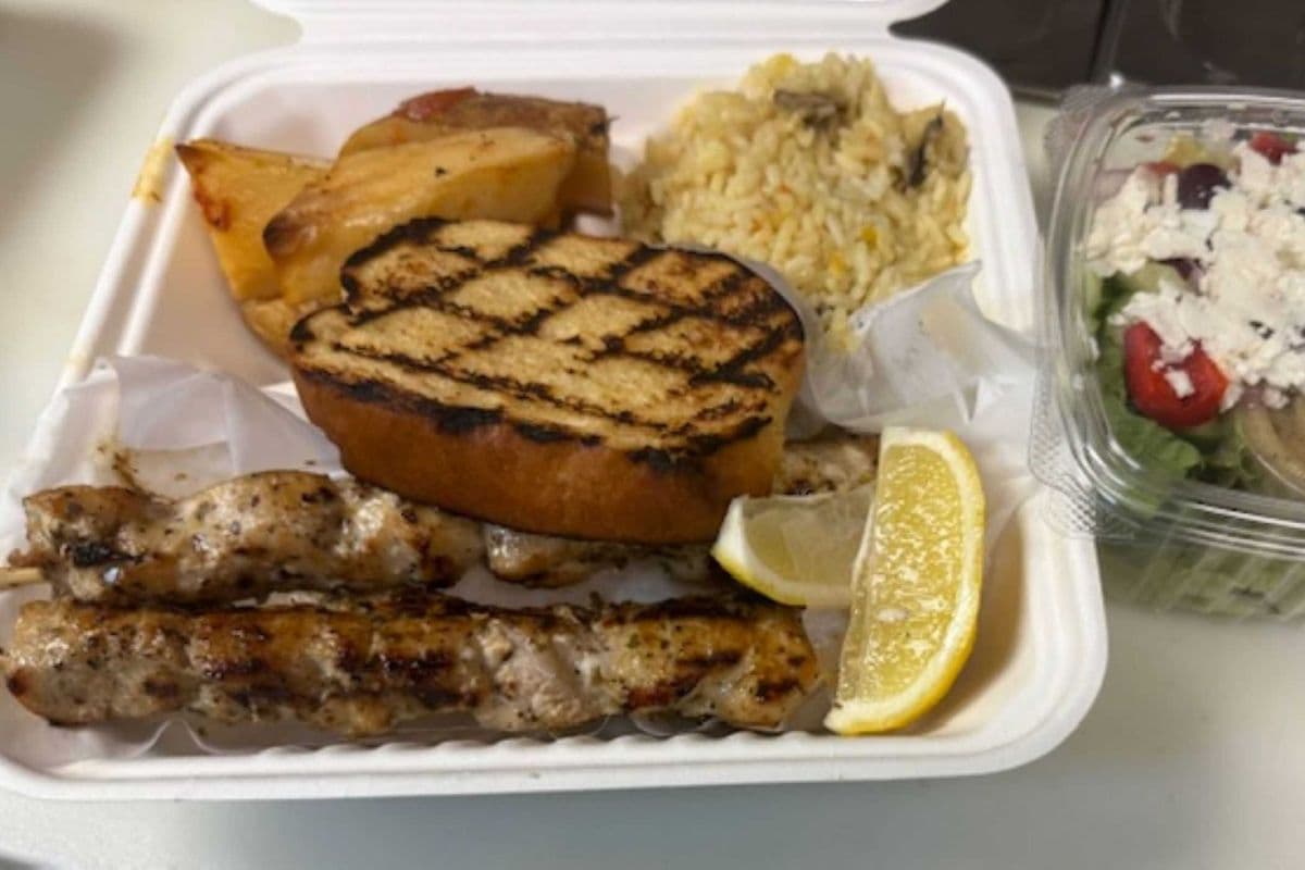 Pork Souvlaki Dinner