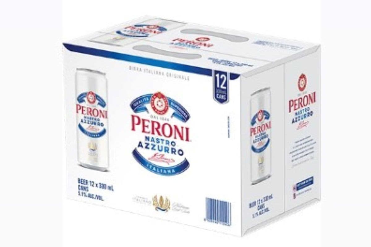 Peroni Nastro Azzurro Italiana 12 x 330 ML Bottles (1 x 330 ML)