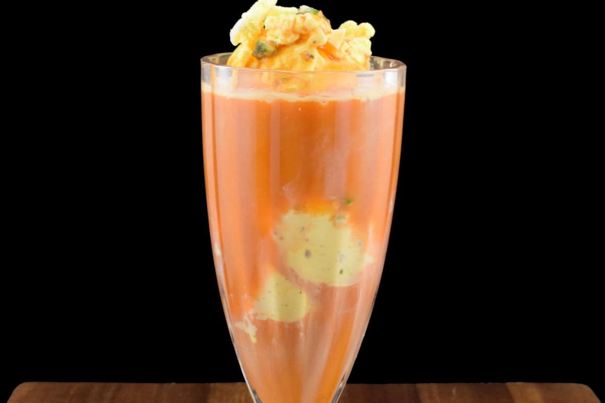 Carrot Juice & Ice Cream