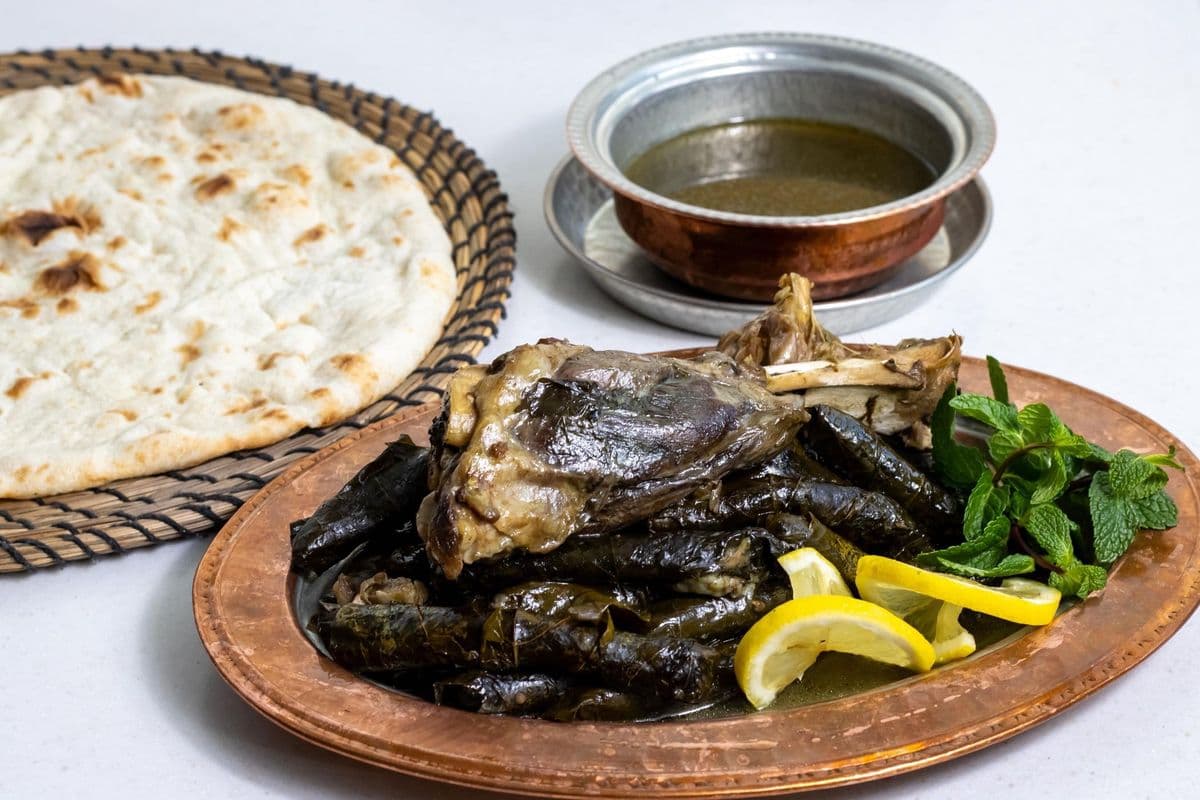 Grape Leaves Lamb Shank
