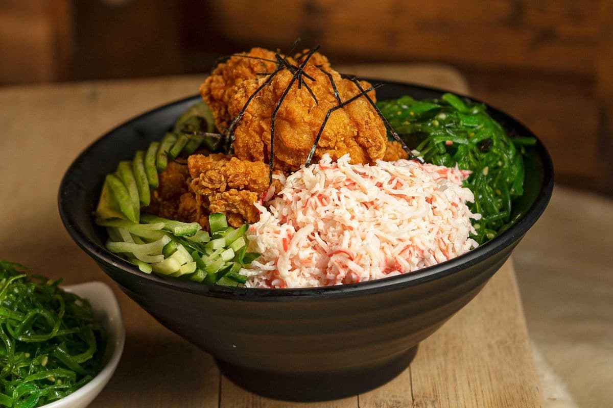 Chicken Karaage Poke Bowl