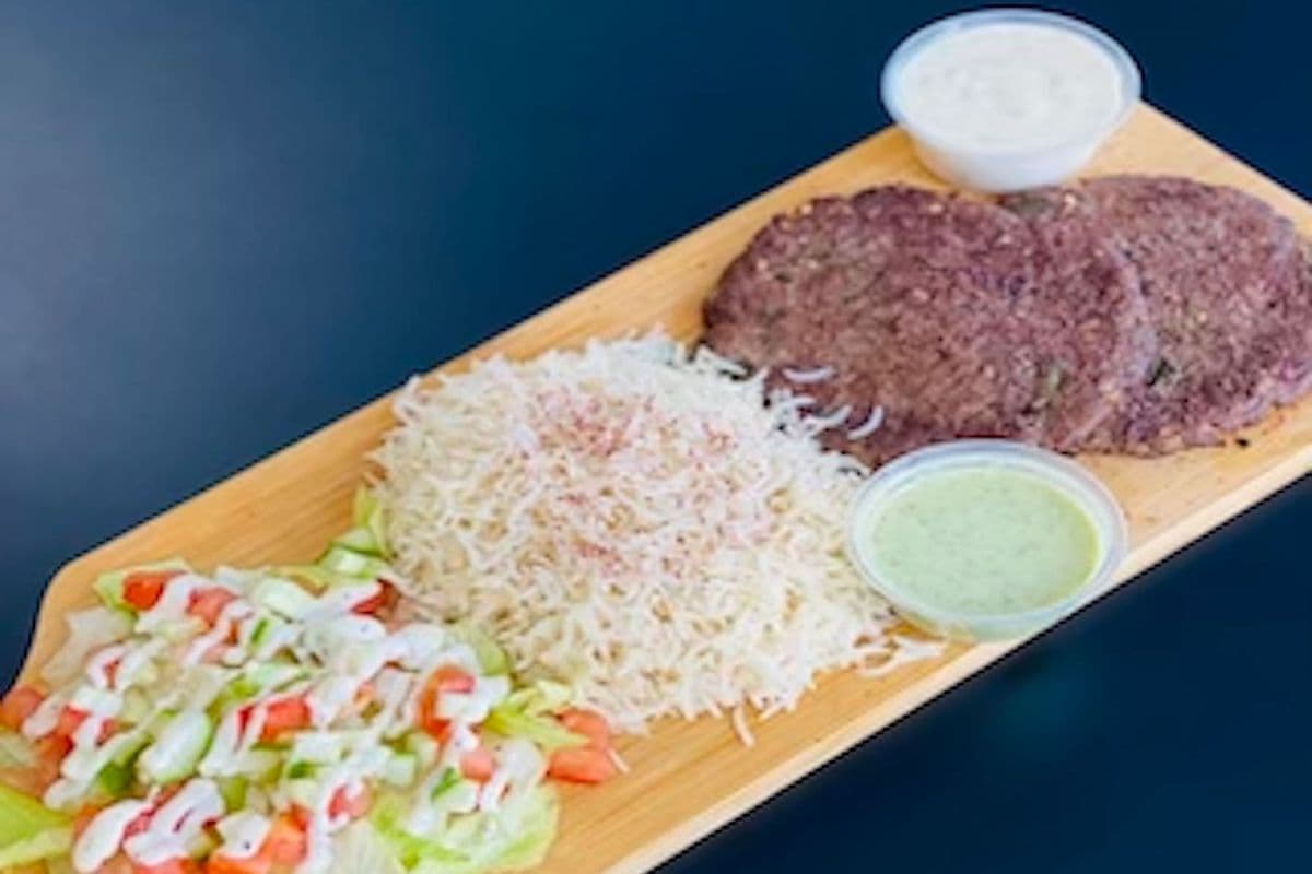Beef Chapli Kebab Dinner
