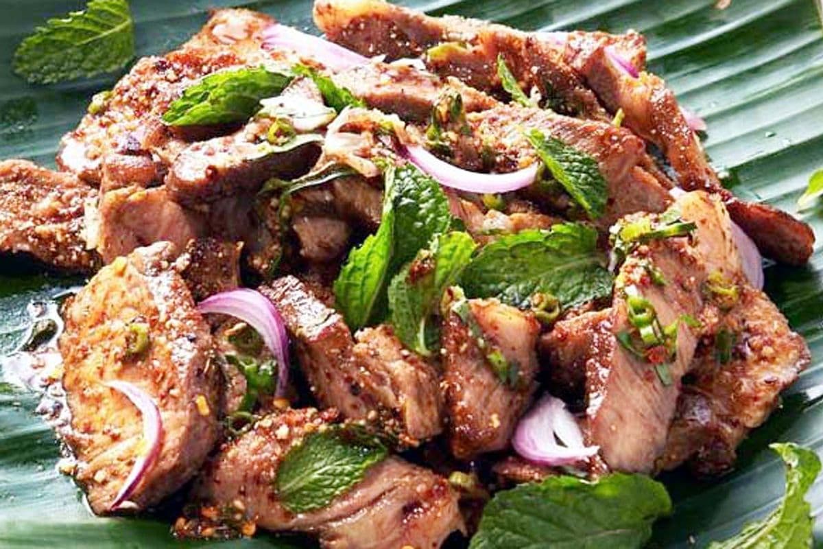Num Tok Beef Salad