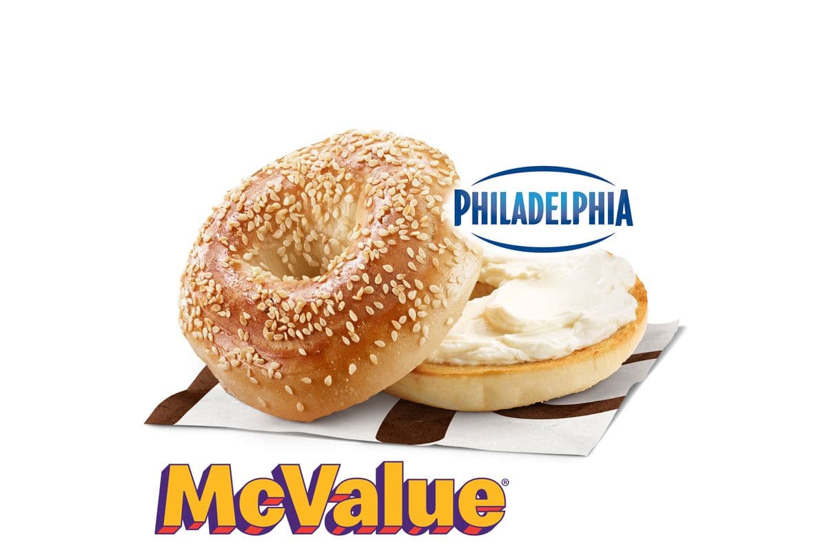 Sesame Bagel w/ Regular Cream Cheese Product [380.0 Cals]
