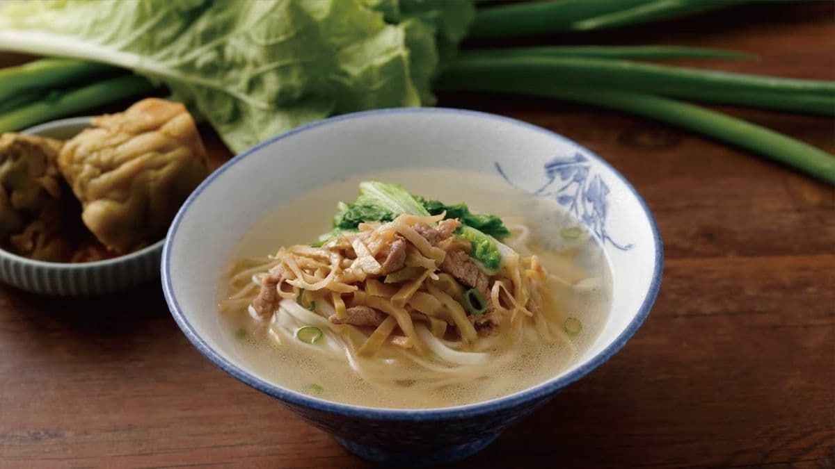 Pork with Preserved Veggie Noodle Soup / 榨菜肉絲湯麵 (碗)