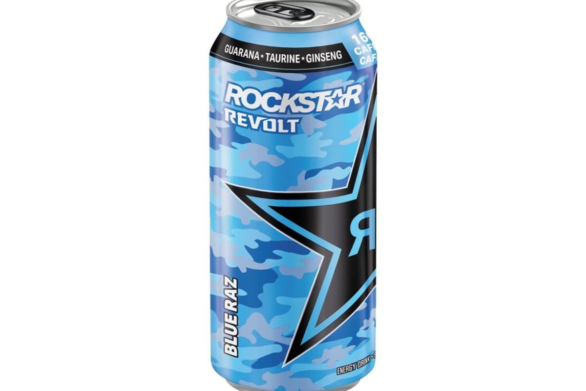 Rockstar Blue Raz Revolt Energy Drink (473 mL)