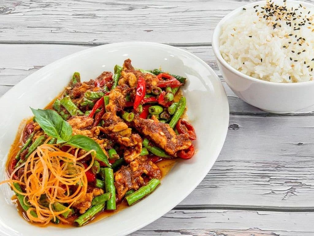 PadPrikKing LgBean w/ Rice