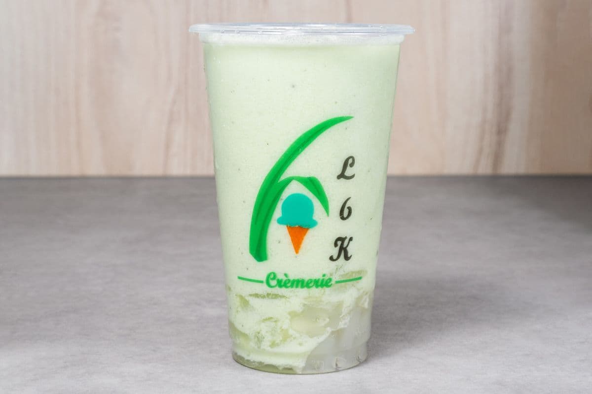 Thé aux Perles au Melon Miel / Honeydew Melon Bubble Tea