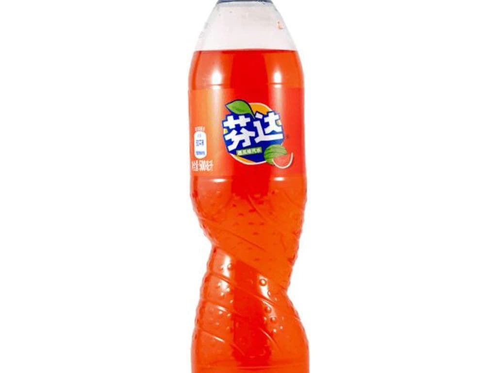 Fanta China Soda Bottles - Watermelon
