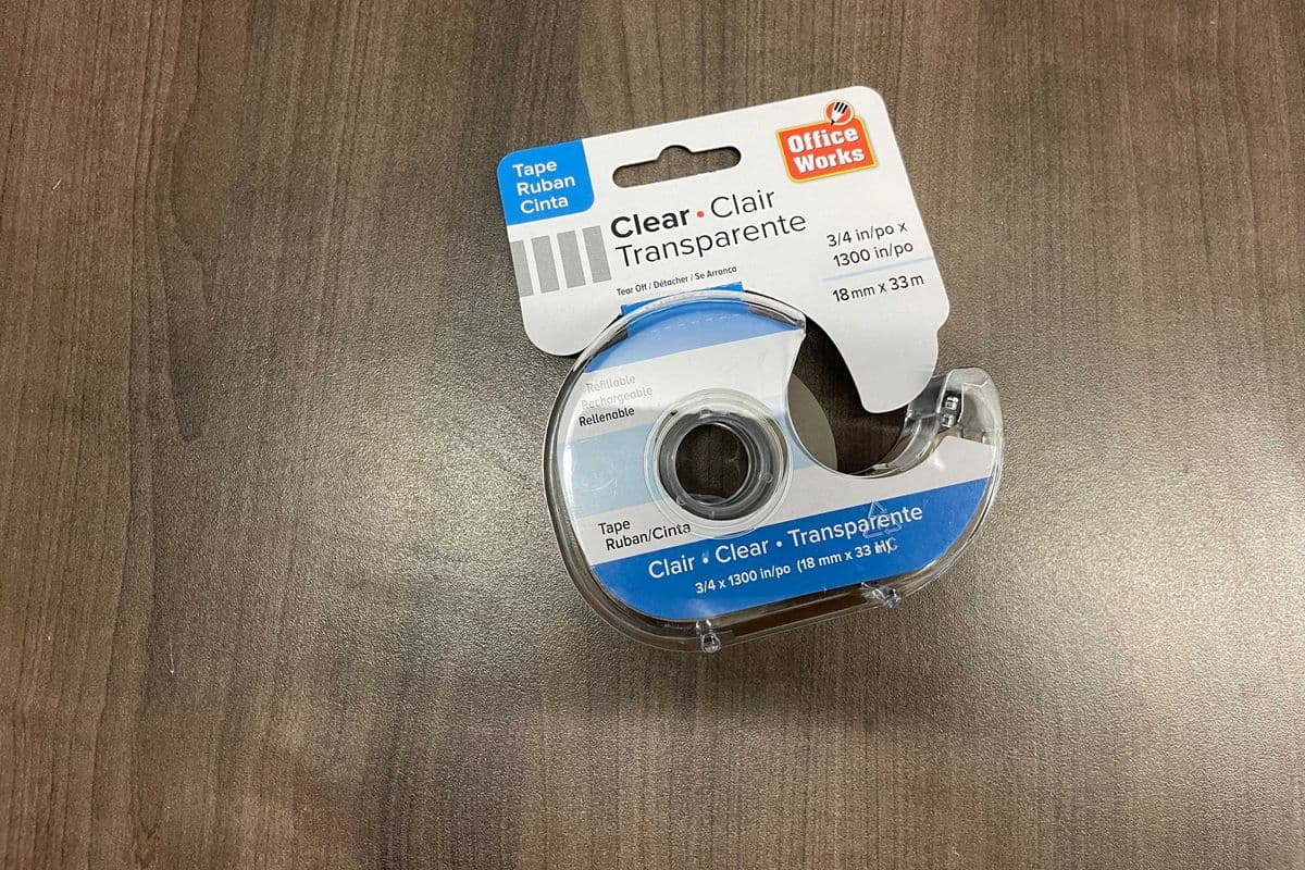 Tape Clear with Dispenser