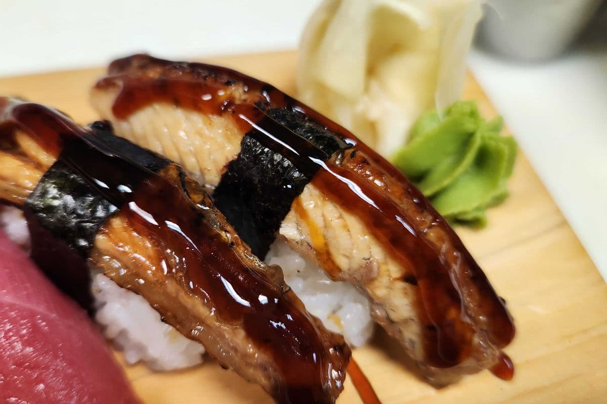 Unagi (BBQ Eel) Aburi Sushi