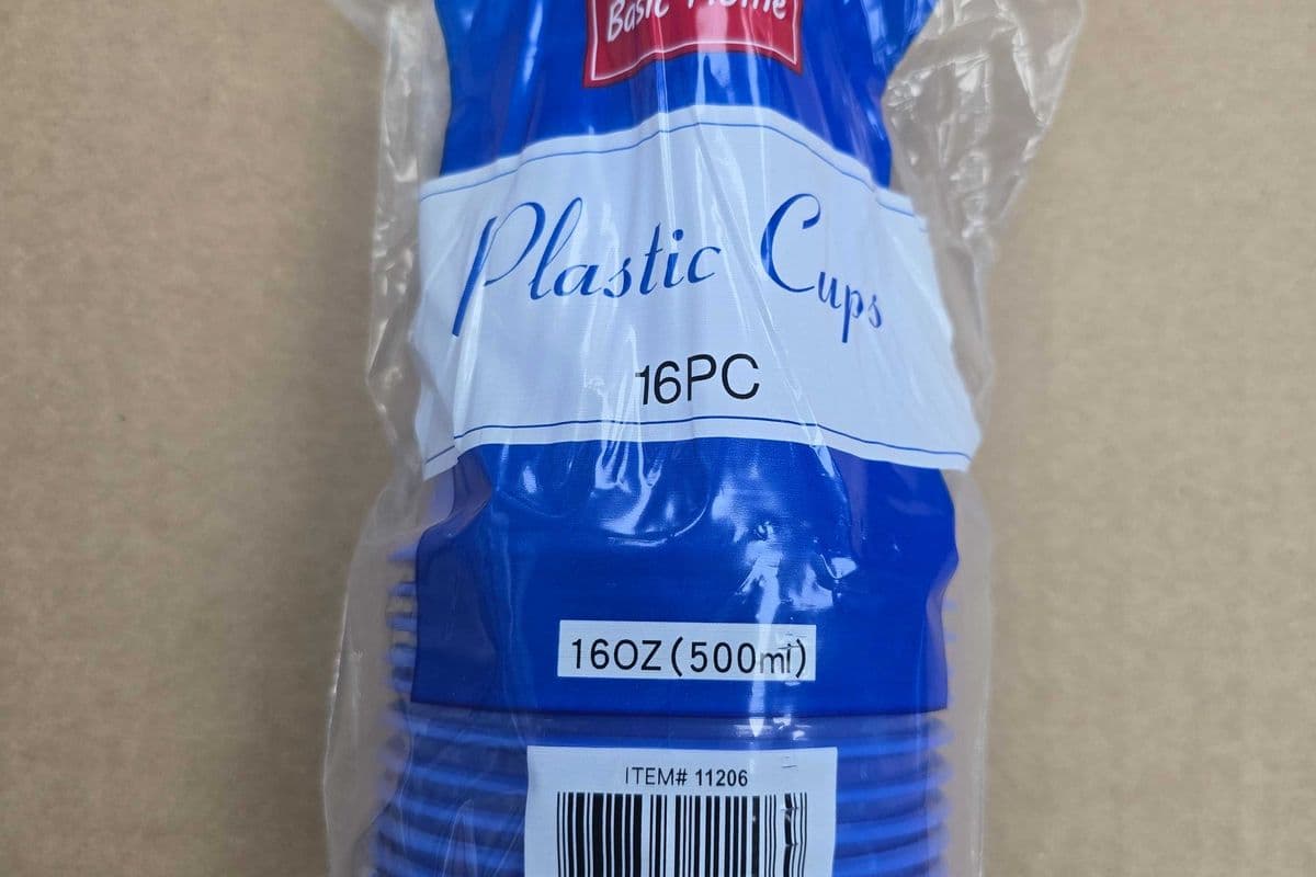 Basic Home Plastic Cups. (500ml. 16pcs)