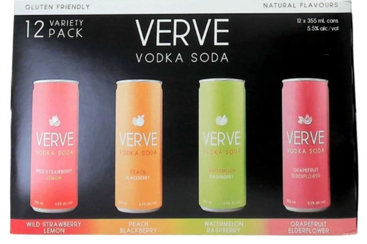 VERVE VODKA SODA MIX PACK (1 x 12x355ML)
