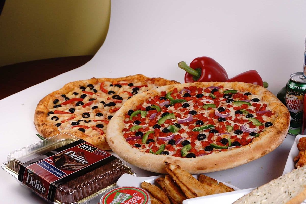 Two Extra-Large Triple Crown Pizzas