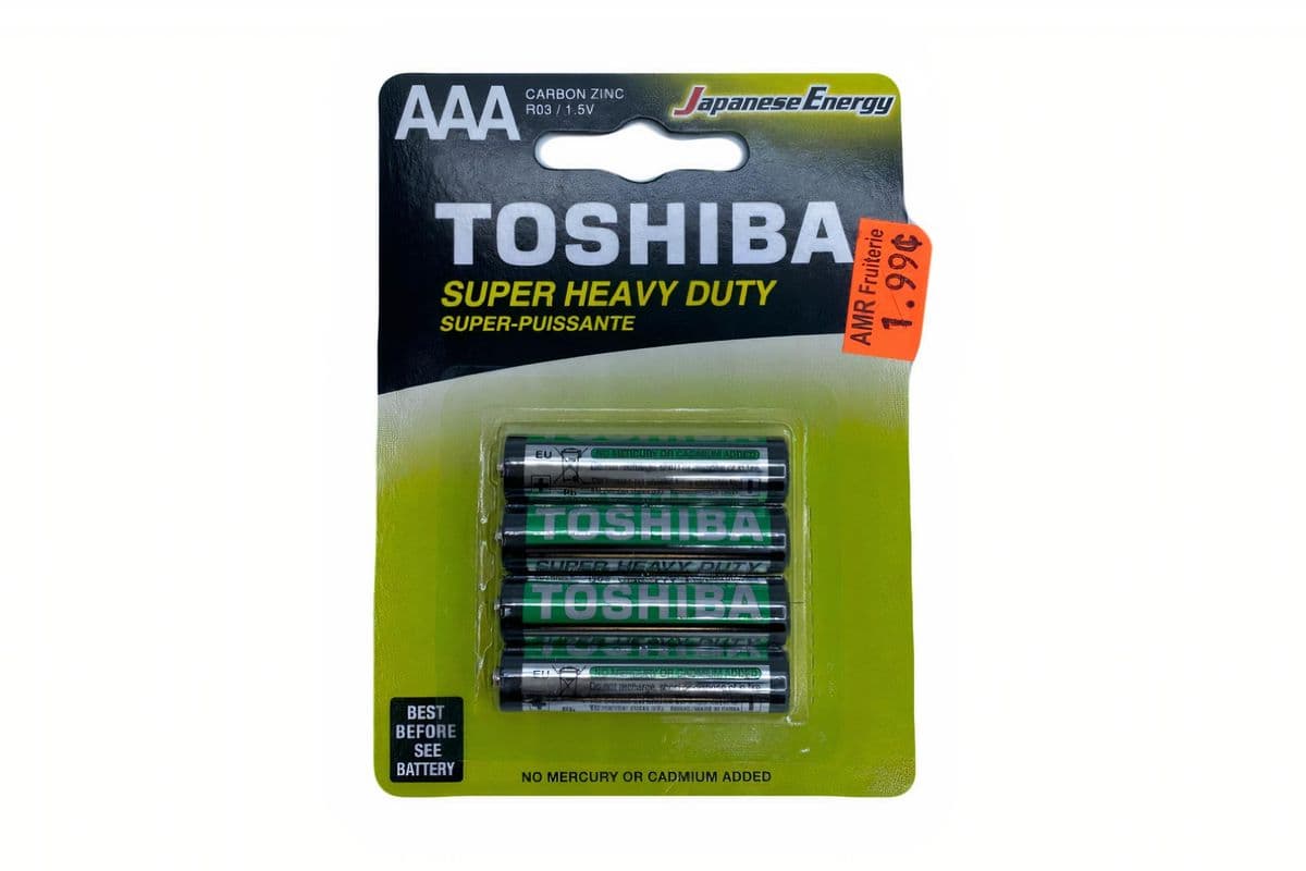 Toshiba AAA Super Heavy Duty (4 pcs)