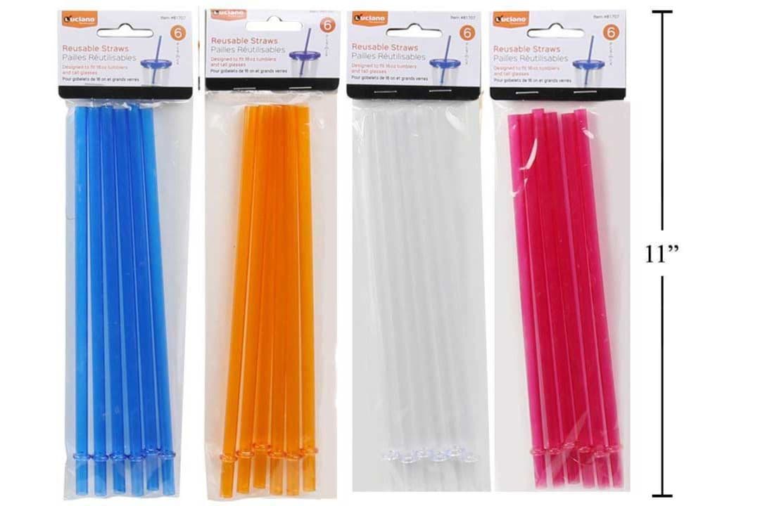 Luciano Straws 6Pk, CTG 81707