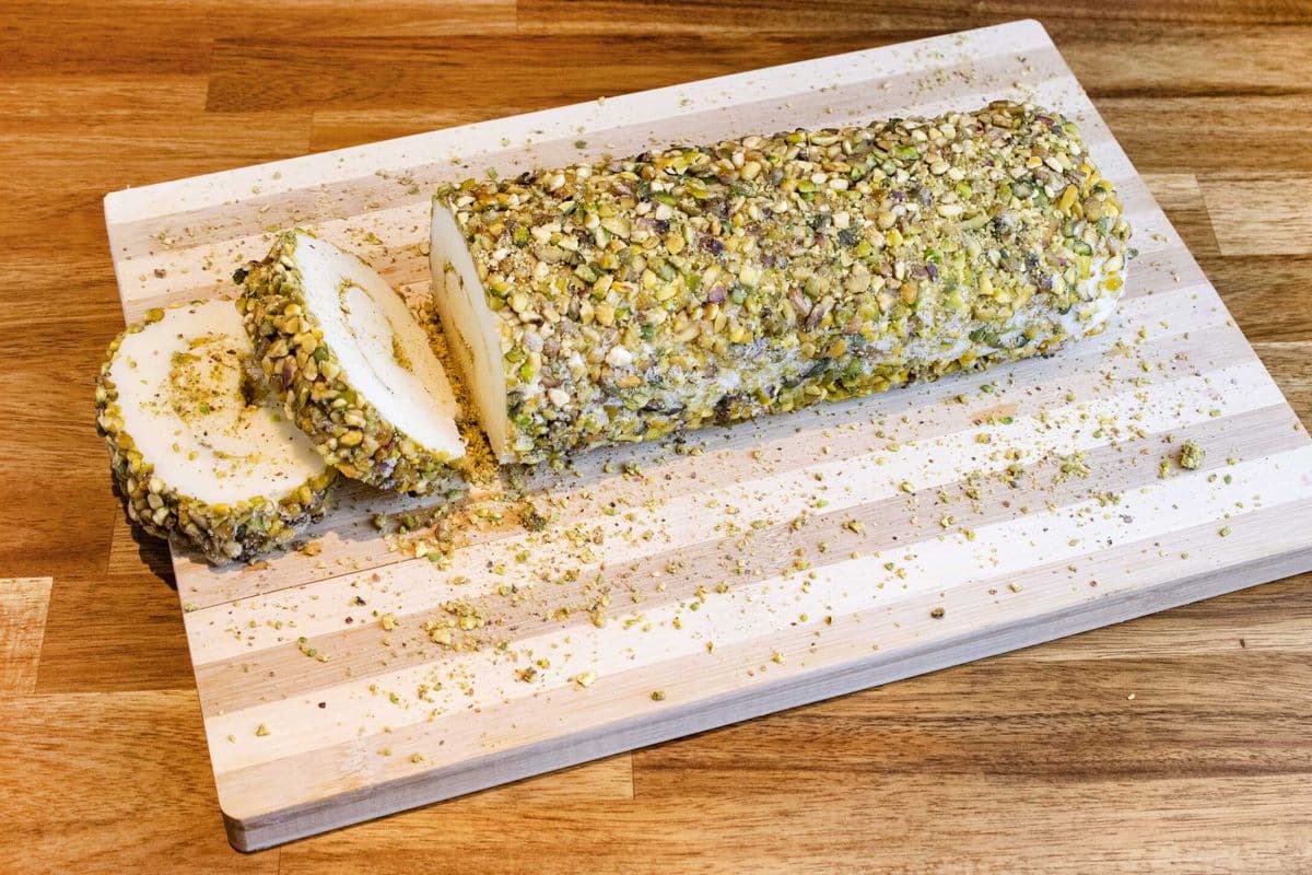 Pistachio Rolled Ice Cream