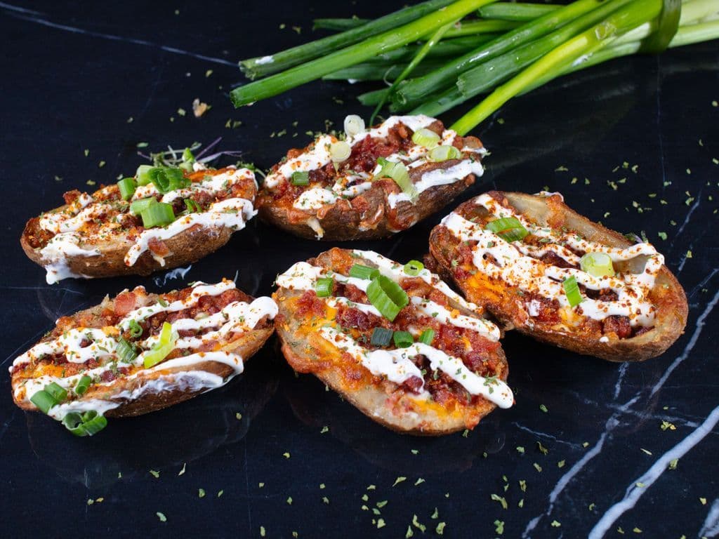 Crispy Loaded Potato Skins