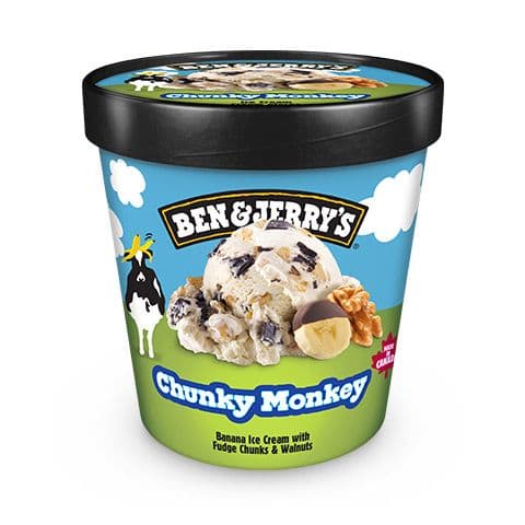 Ben &Jerry Chunky Monkey 473ml