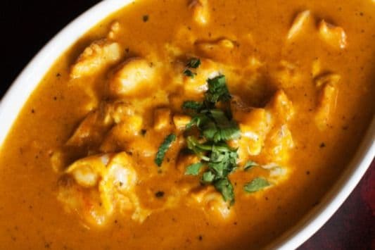 Curry Prawns (6pcs) With Rice 咖喱大虾饭（6只)