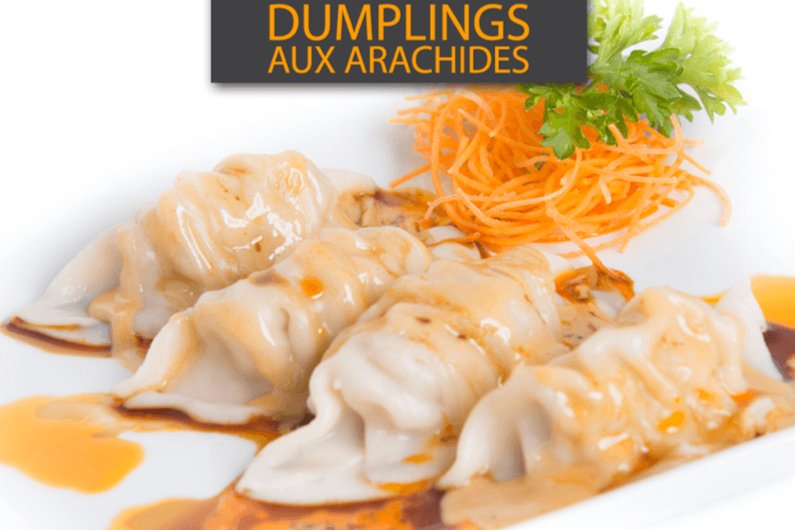 Dumplings aux sauces d'arachide / Peanut Butter Dumplings