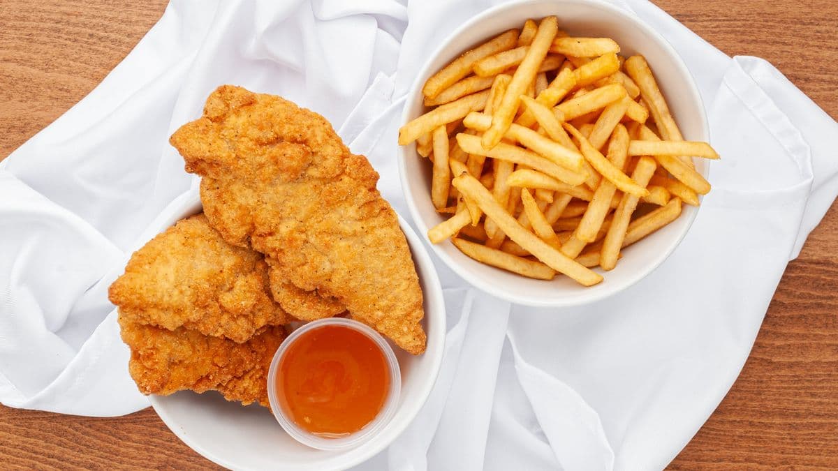 Chicken Strips and Fries