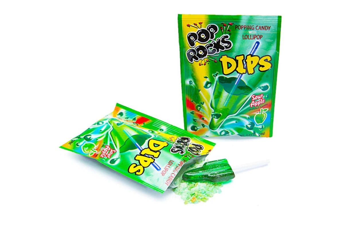 Pop Rocks Dips - Sour Apple